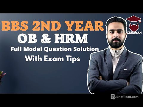 OB and HRM Model Question Solution || BBS 2nd Year – Gurubaa