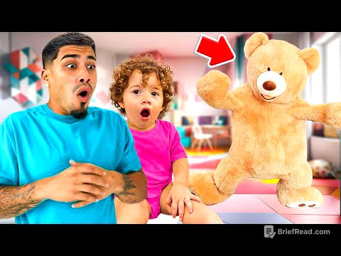 Giant Teddy Bear Comes to Life Prank On Baby Zely! *HILARIOUS*