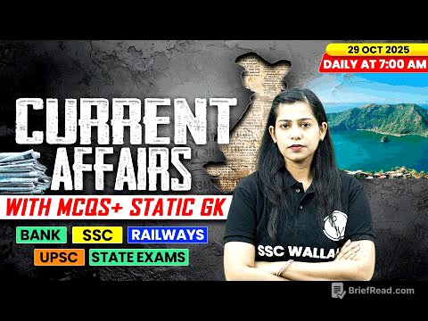 Current Affairs Today | 29 October Current Affairs 2025 | Daily Current Affairs | By Krati Mam
