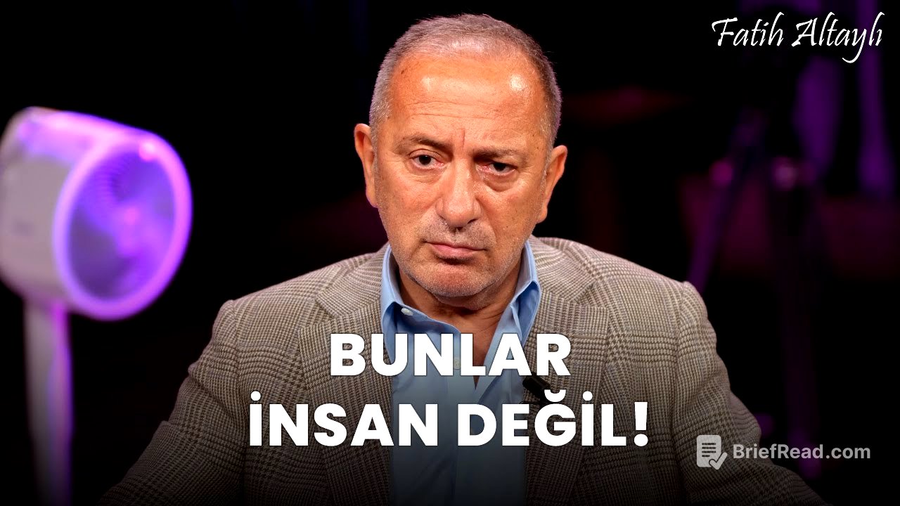 Fatih Altaylı yorumluyor: Bunlar insan değil!