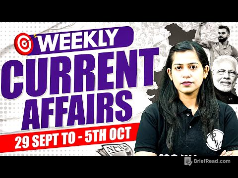 Weekly Current Affairs 2025 | 29th Sept - 05th Oct Current Affairs | Current Affairs by Krati Ma'am