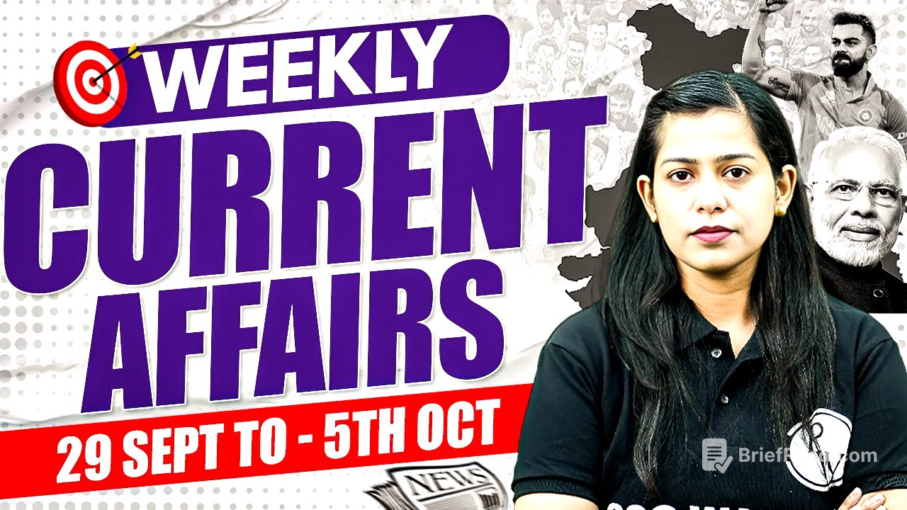 Weekly Current Affairs 2025 | 29th Sept - 05th Oct Current Affairs | Current Affairs by Krati Ma'am