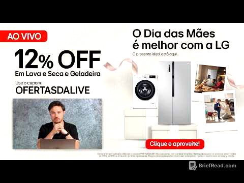 DIA DAS MÃES LG: ATÉ 12% OFF em Geladeiras e Lava e Seca AO VIVO | Live LG