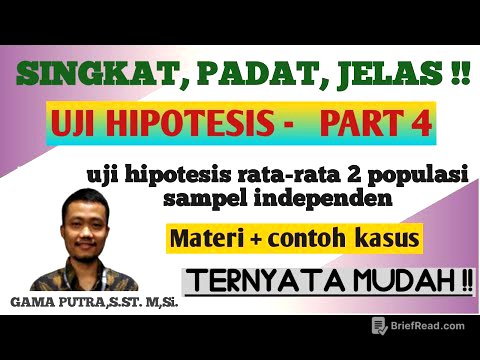 uji hipotesis rata-rata 2 populasi (sampel independen)
