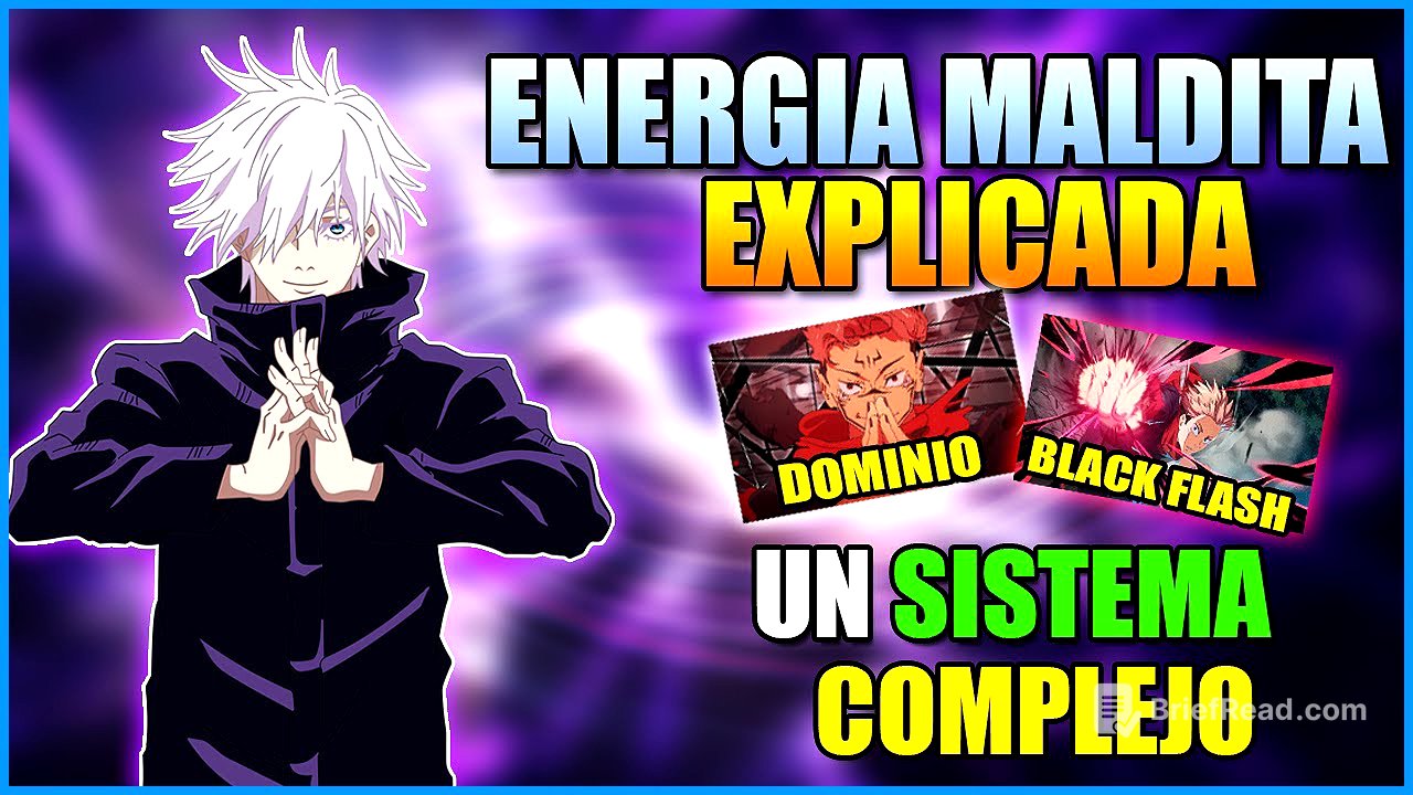 ¡LA ENERGIA MALDITA  DE JUJUTSU KAISEN EXPLICADA! - GUIA COMPLETA