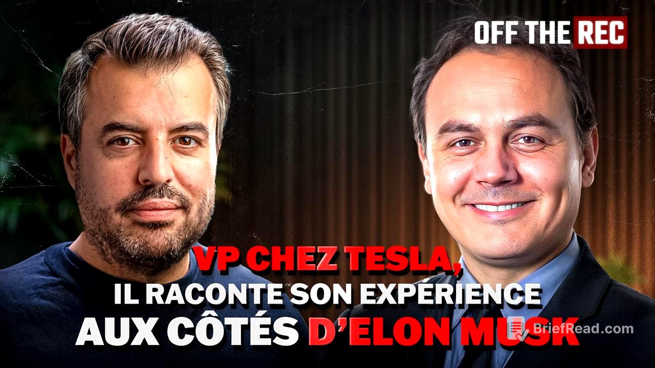 EX BRAS DROIT D'ELON MUSK : "IL NE VEUT QUE DES GENS HARDCORES"