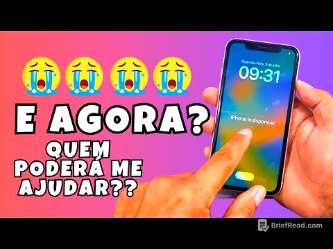 COMO RECUPERAR IPHONE INDISPONÍVEL INATIVO OU BLOQUEADO, PASSO A PASSO