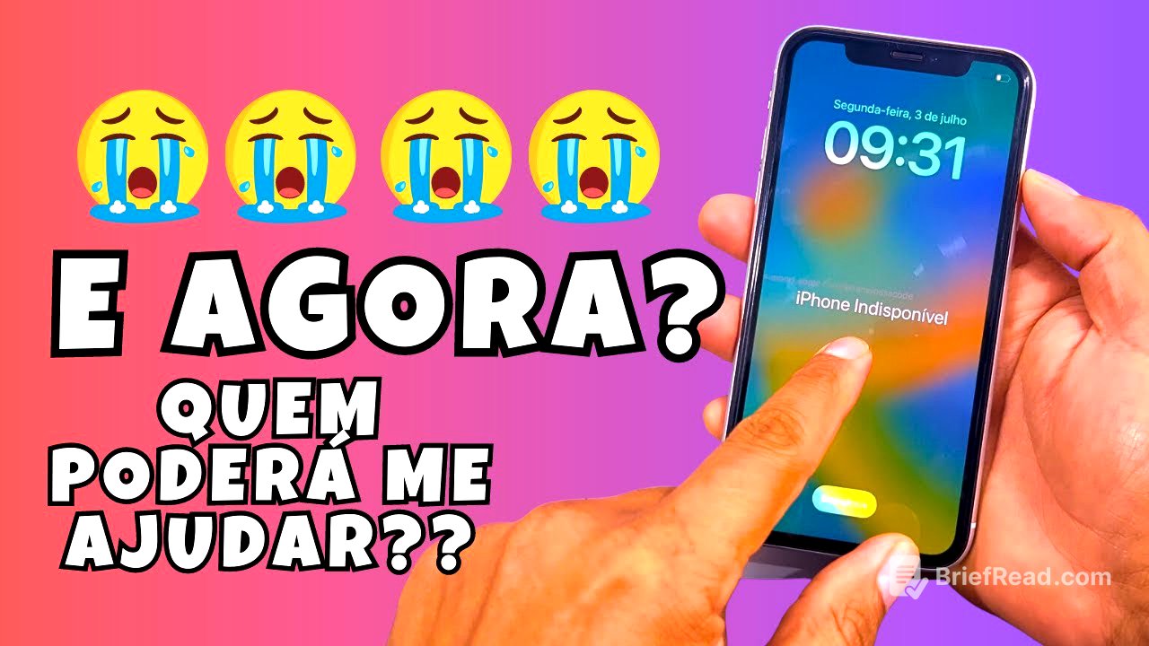 COMO RECUPERAR IPHONE INDISPONÍVEL INATIVO OU BLOQUEADO, PASSO A PASSO