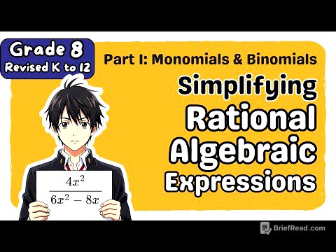Grade 8 MATH Term 1 Week 6, 7, 8: Simplifying Rational Algebraic Expressions Part 1 | MATATAG - Q1