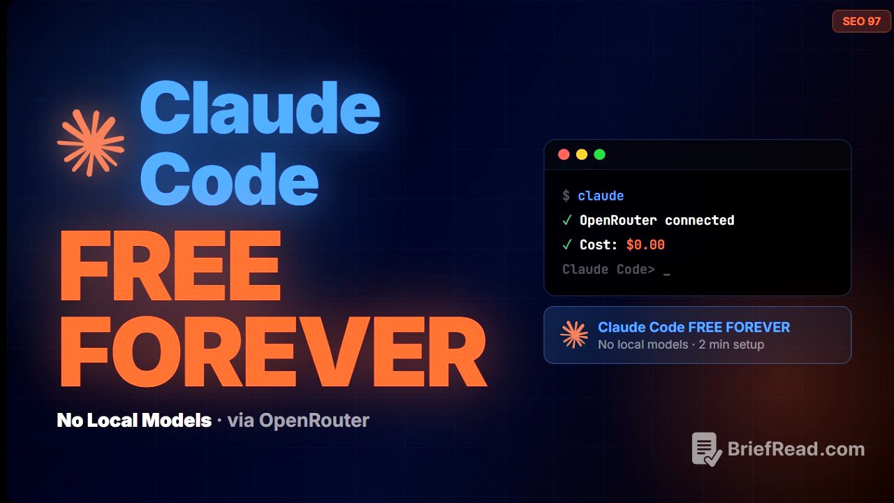 Claude Code for FREE Forever — OpenRouter Setup (2026)