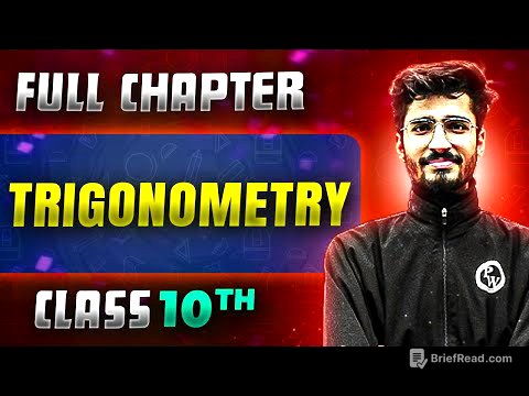 Trigonometry FULL CHAPTER | Class 10th Mathematics | Chapter 8 | Udaan