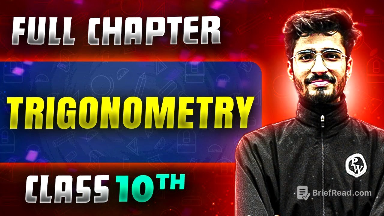 Trigonometry FULL CHAPTER | Class 10th Mathematics | Chapter 8 | Udaan