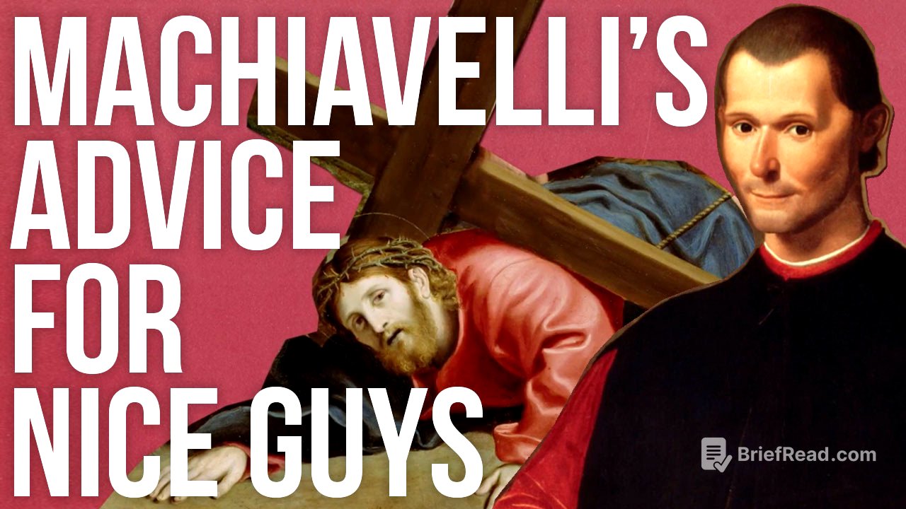 Machiavelli’s Advice For Nice Guys