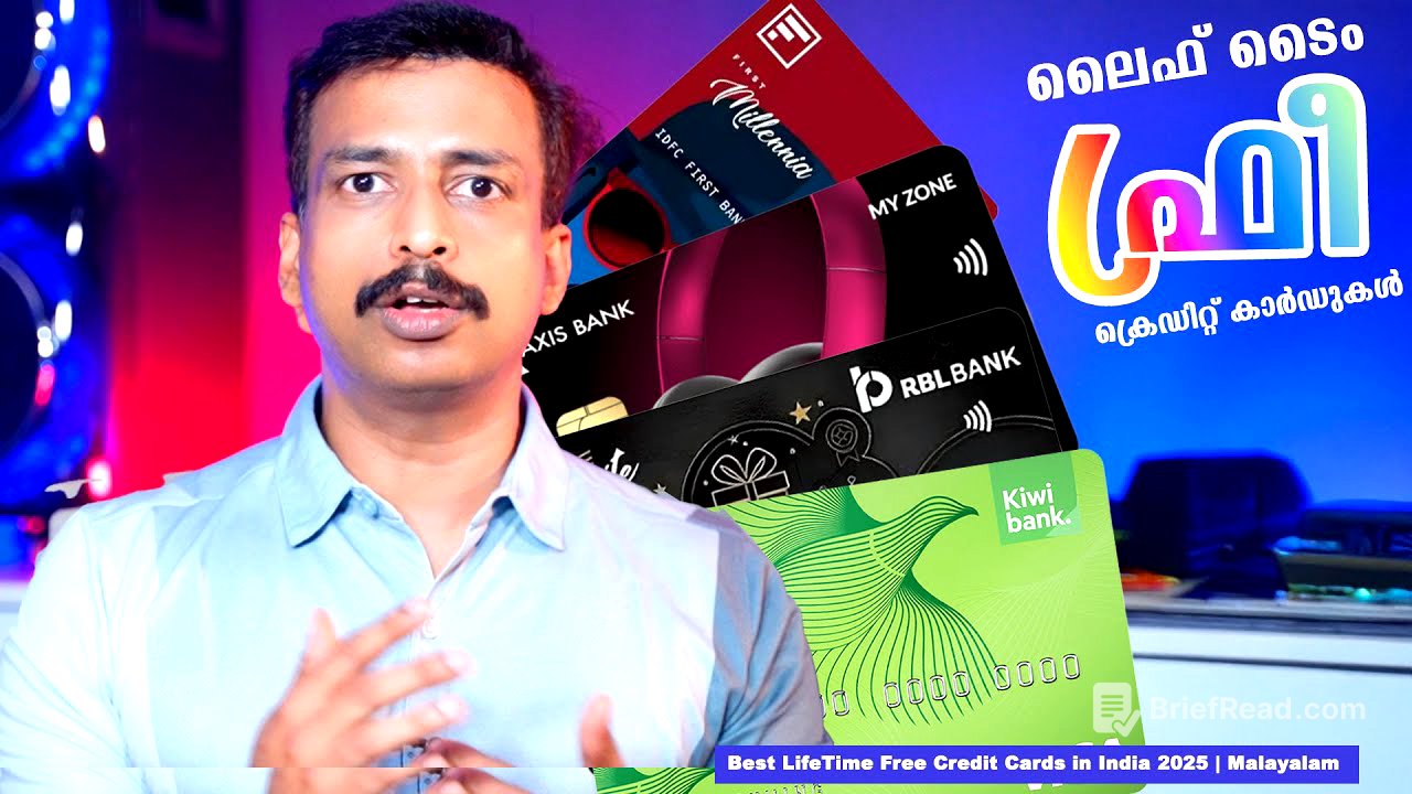 Best LifeTime Free Credit Cards in India 2025 | Malayalam