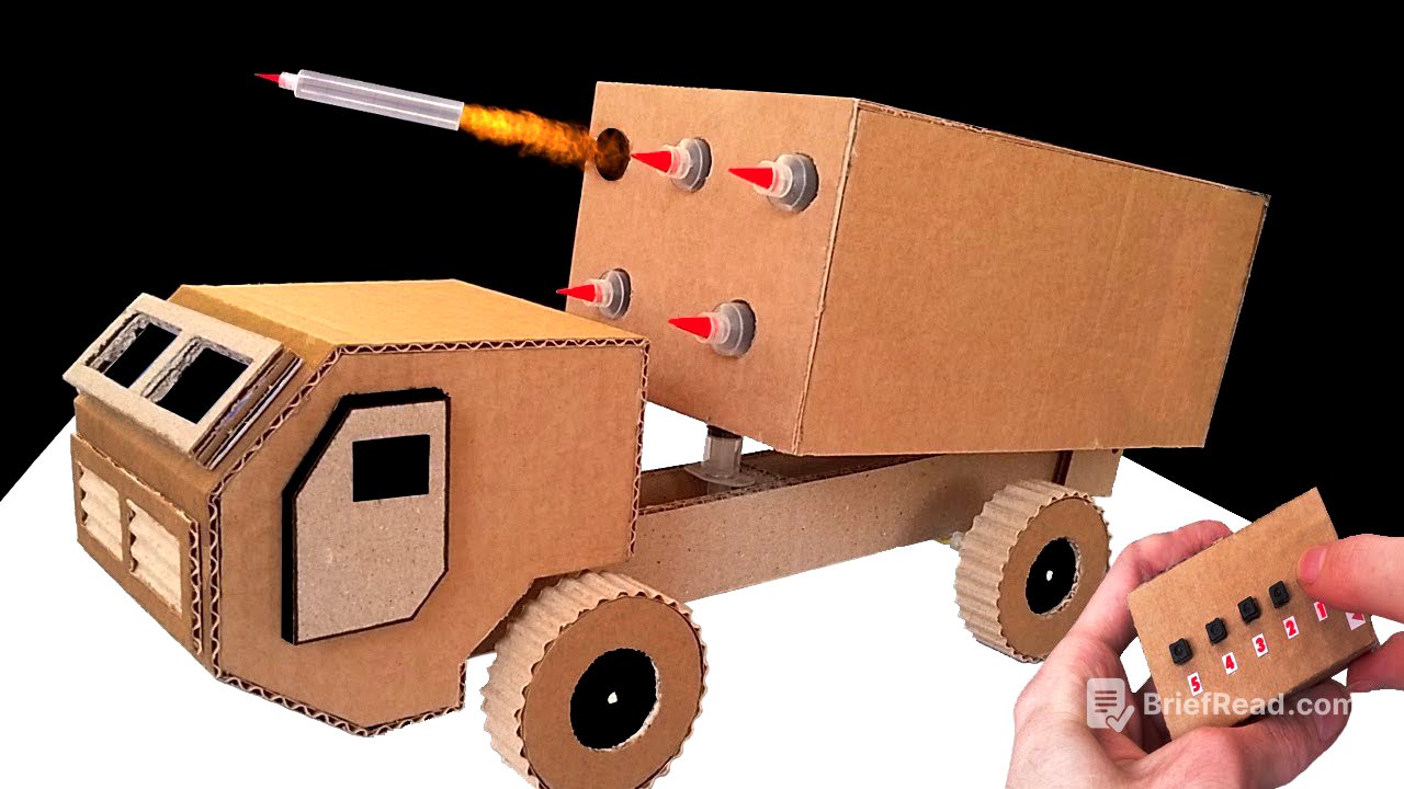 How to Make RC Rocket Launcher Truck from Cardboard