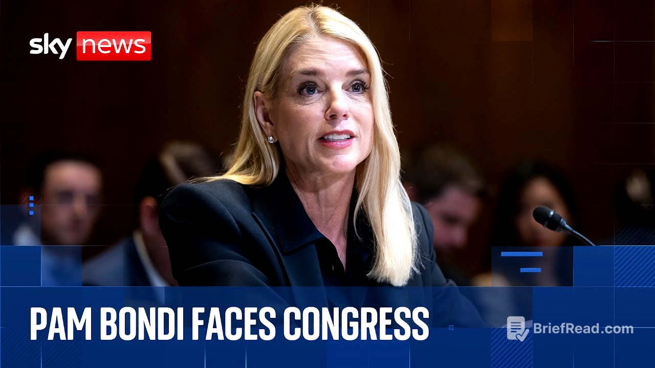 US Attorney General faces questions from Congress