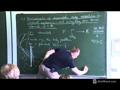 Axioms of Quantum Mechanics - Lec01 - Frederic Schuller