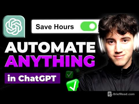 Automate any task using ChatGPT! (my full GPT building framework)