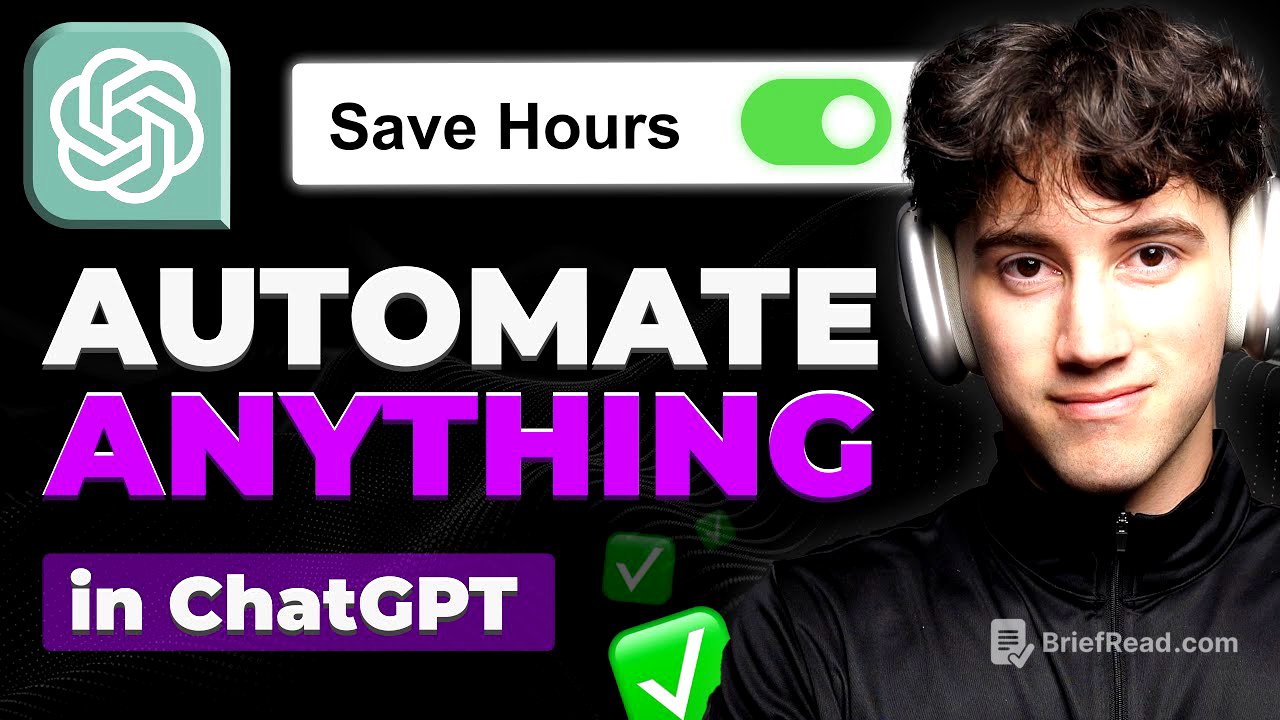 Automate any task using ChatGPT! (my full GPT building framework)