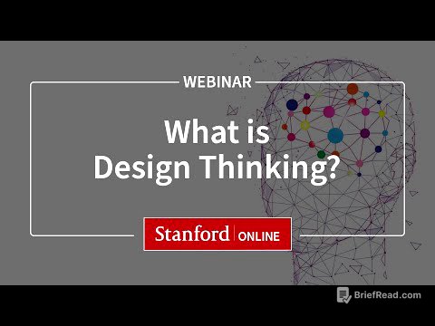Stanford Webinar - Design Thinking: What is it and why should I care?