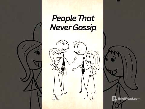 Why Some People Never Gossip