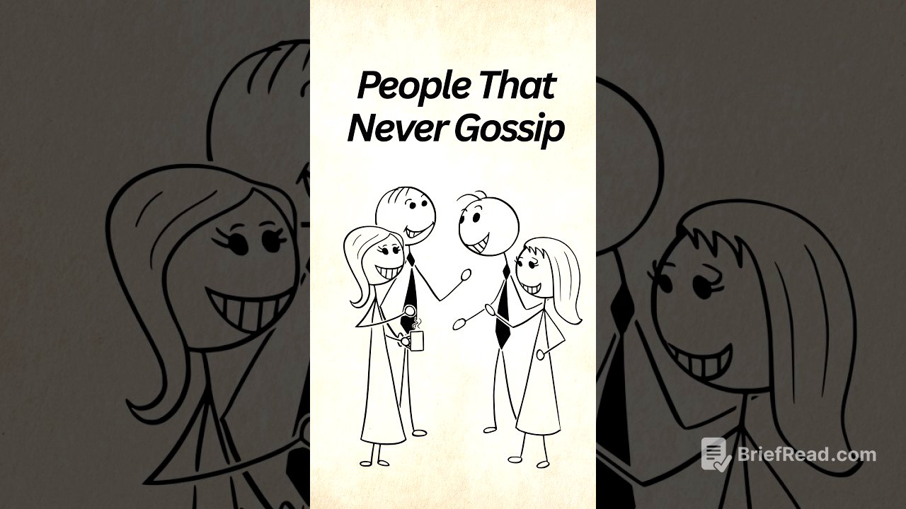 Why Some People Never Gossip