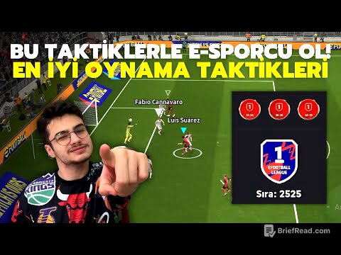 NASIL E-SPORCU GİBİ OYNARSIN? eFootball 2025 Mobile TAKTİKLERİ!
