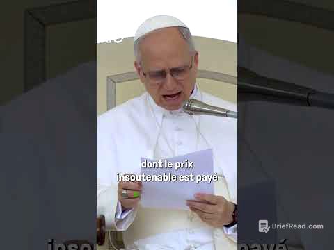🔴 Le pape #LéonXIV appelle à l'arrêt des hostilités dans la bande de Gaza