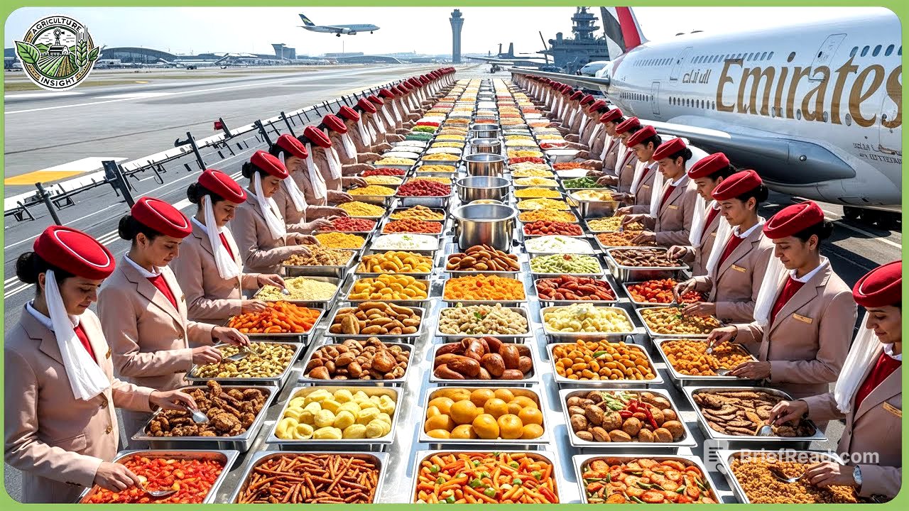 Inside Amazing Airline Food Processing - How Millions of Meals Are Made Every Day