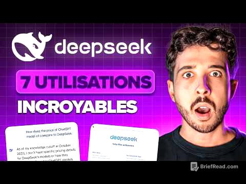 7 utilisations INCROYABLES de DeepSeek ! (La fin de ChatGPT ?)