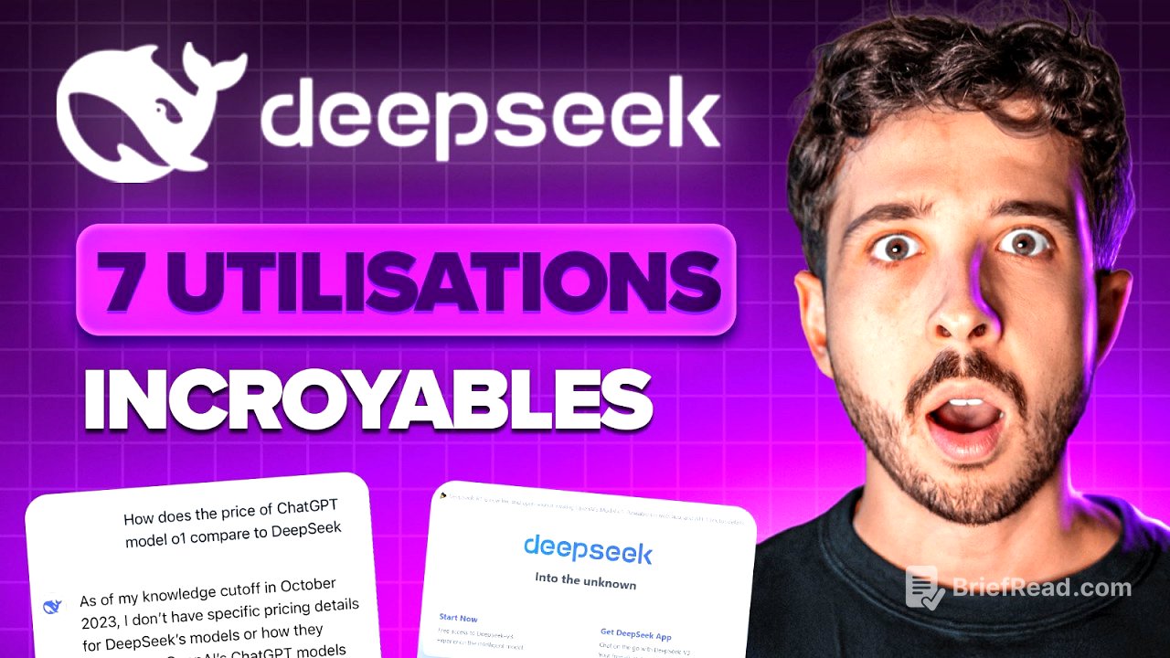 7 utilisations INCROYABLES de DeepSeek ! (La fin de ChatGPT ?)