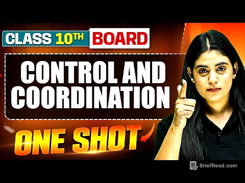 WARRIOR 2025: CONTROL AND COORDINATION in 1 Shot: FULL CHAPTER (Theory + PYQs) | Class 10th Boards