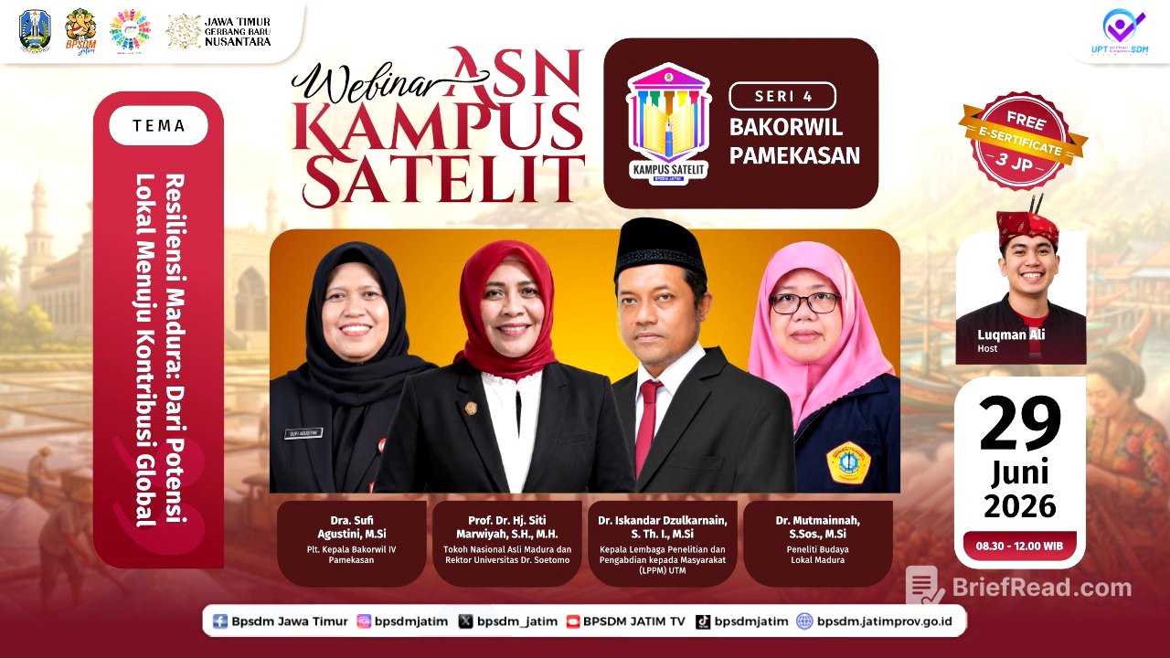 Webinar ASN Kampus Satelit 2026 - Resiliensi Madura: Dari Potensi Lokal Menuju Kontribusi Global
