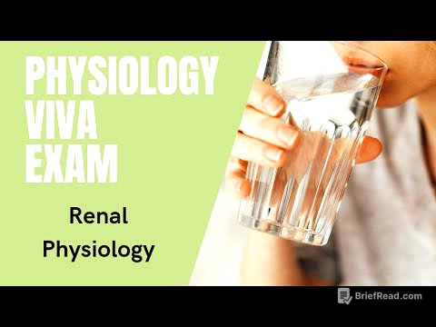 physiology viva questions | renal physiology viva | physiology viva questions  and answers