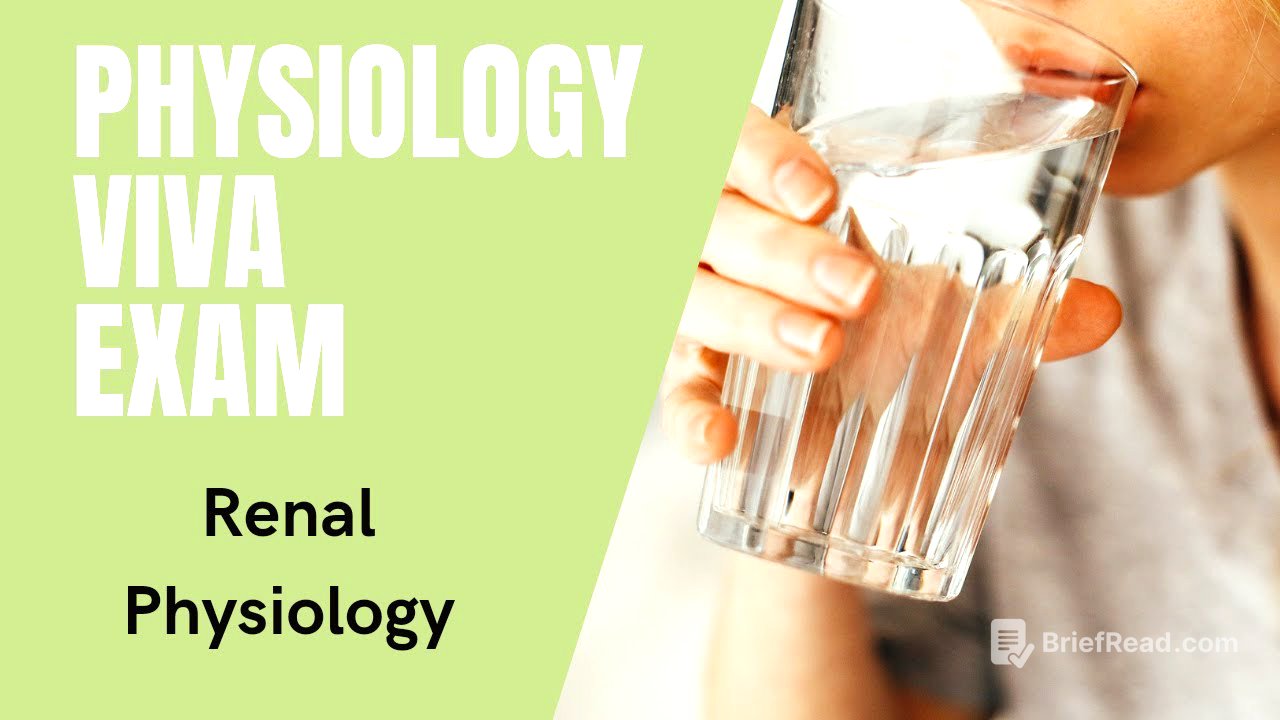 physiology viva questions | renal physiology viva | physiology viva questions  and answers