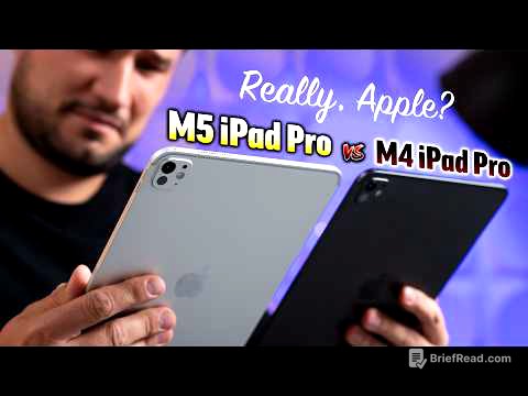 M4 vs M5 iPad Pro Comparison - How did Apple do THIS? 🤯