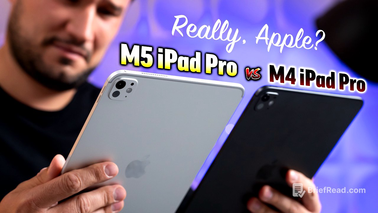 M4 vs M5 iPad Pro Comparison - How did Apple do THIS? 🤯