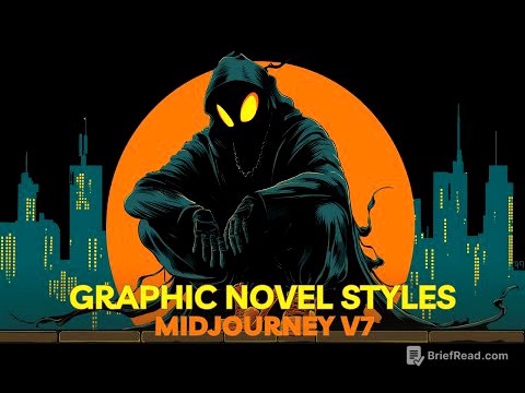 25 GRAPHIC NOVEL Midjourney v7 SREF styles