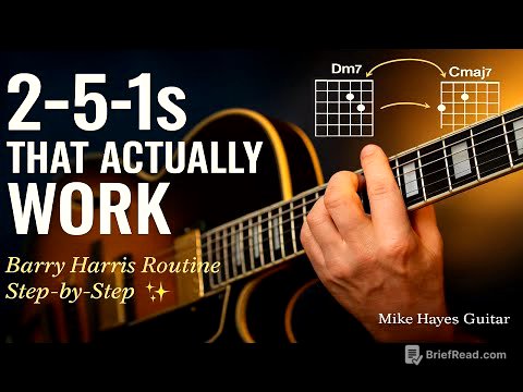 Fix Your 2-5-1s with This Barry Harris Practice Routine (Step-by-Step)