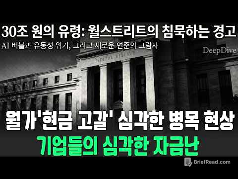주식은 축제인데 현금은 말라간다? 당신이 모르는 사이 시작된 뱅크런의 전조 현상