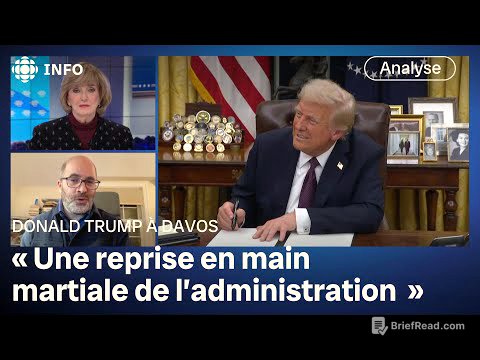 « Ce n'est que le début » : Donald Trump bombe le torse au Forum de Davos | 24•60