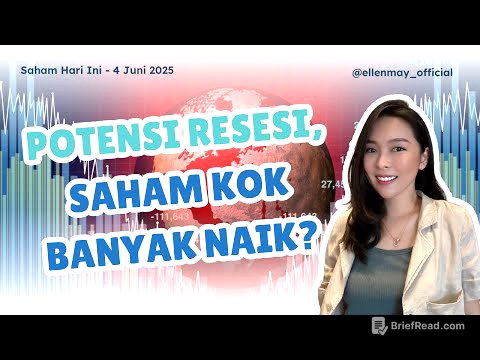 Saham Hari Ini 4 Juni 2025: Indonesia Potensi Resesi, Saham kok Ijo-ijo? Gara2 Danantara? Kok bisa?