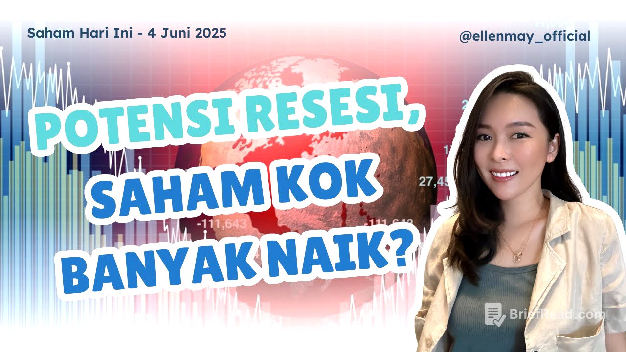 Saham Hari Ini 4 Juni 2025: Indonesia Potensi Resesi, Saham kok Ijo-ijo? Gara2 Danantara? Kok bisa?