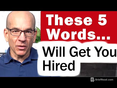 Sure-Fire Interview Closing Statement - 5 magic words to landing the job
