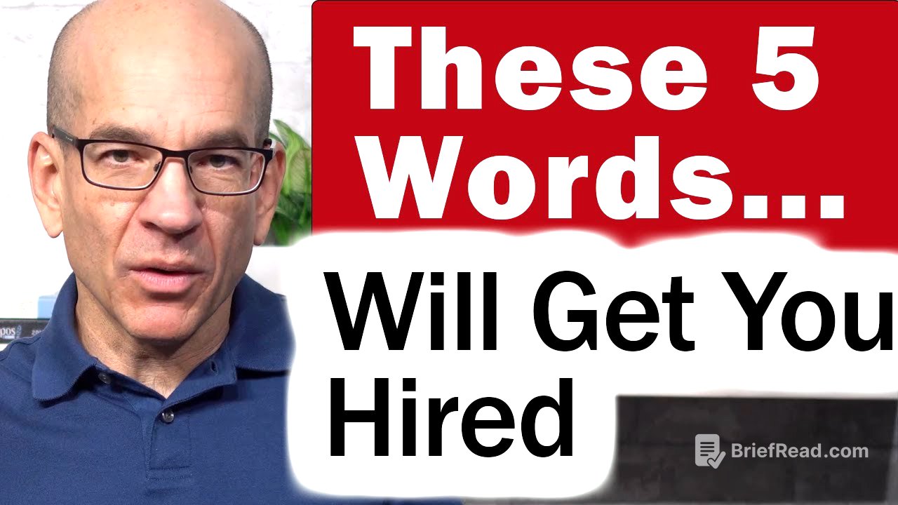 Sure-Fire Interview Closing Statement - 5 magic words to landing the job