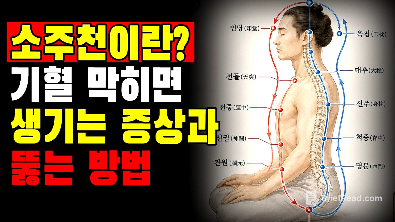 소주천의 비밀 | 기혈이 막히면 몸에 나타나는 신호와 뚫는 법 [60·70대 필독]