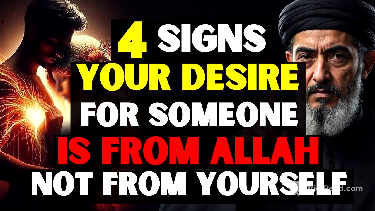 4 Signs Your Desires For Someone is From ALLAH and Not From YOURSELF | ISLAM