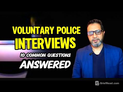 Voluntary Police Interviews - 10 Common Questions Answered