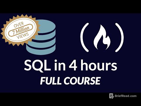 SQL Tutorial - Full Database Course for Beginners