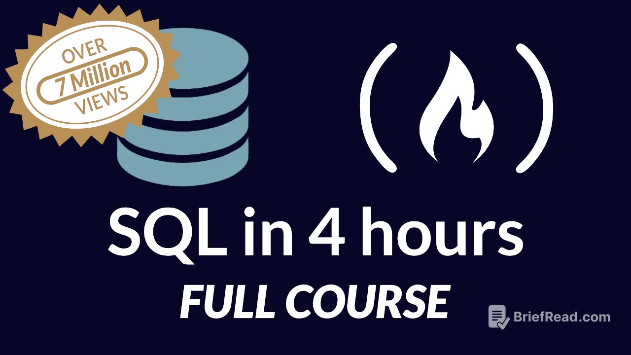 SQL Tutorial - Full Database Course for Beginners